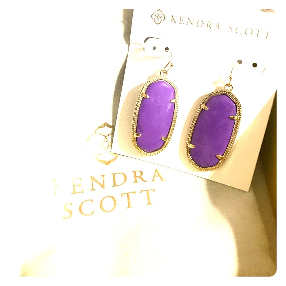 Kendra Scott Elle Earrings in Purple